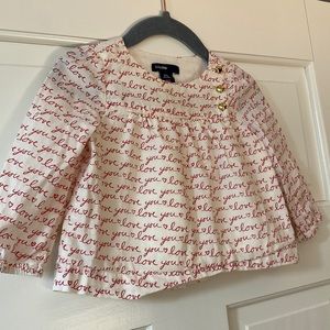 *like new* babyGap Love ❤️ Tunic top 6-12 months